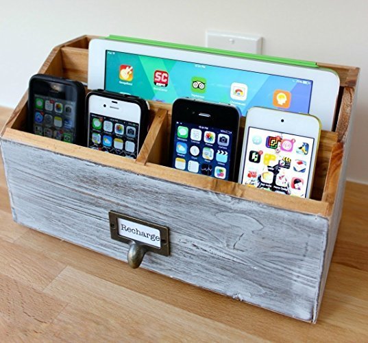 Cell Phone and Tablet Charging Station.