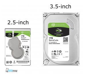 2.5-inch hard drive form factor, 3.5-inch hard drive form factor