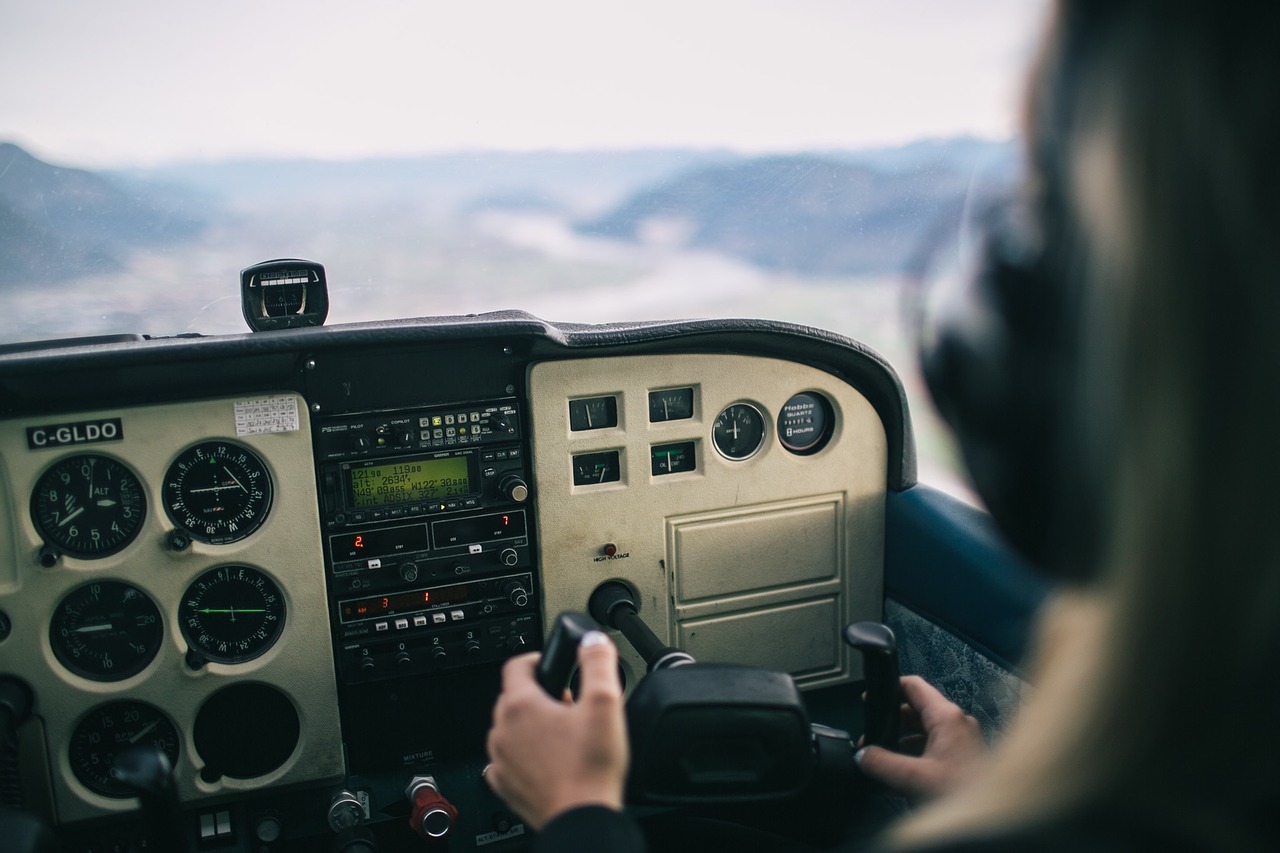a pilot flying a plane is an example of a person with technology background