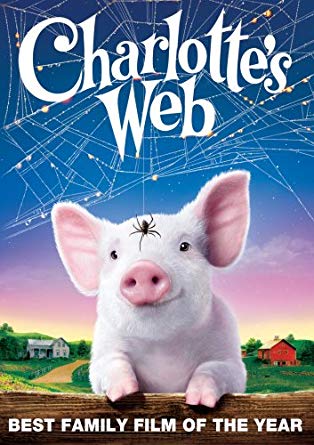Charlotte's web poster with words "the best family film of the year"
