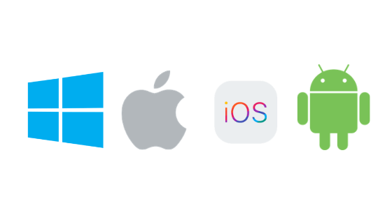 mac windows ios android logos