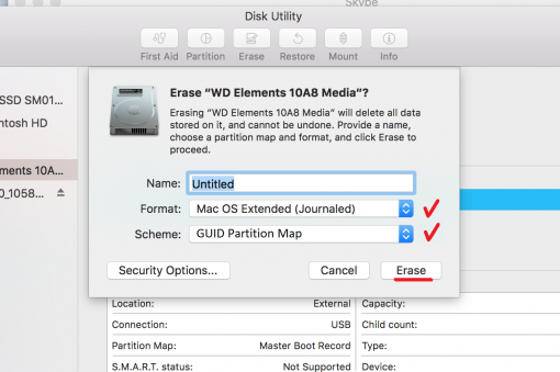 Formatting External Hard Drive For Mac