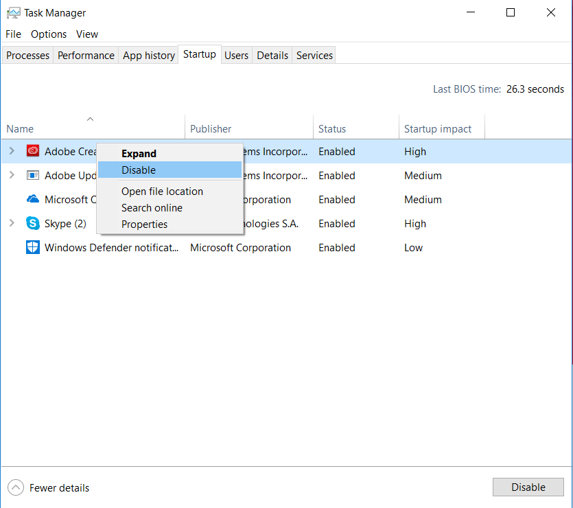 Disable task manager