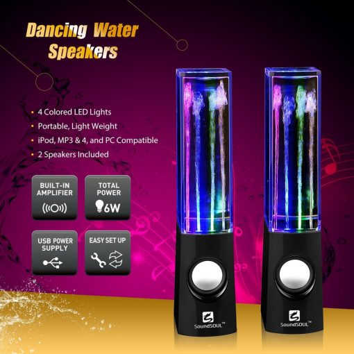 bluetooth light up water speakers