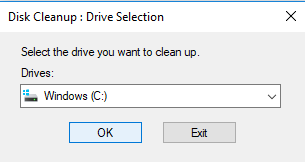 Disk Cleanup C disk