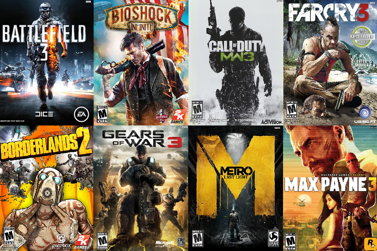 list of first person shooter games for xbox 1