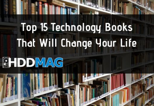 Top 15 Technology Books That Will Change Your Life. Bookshelf with books