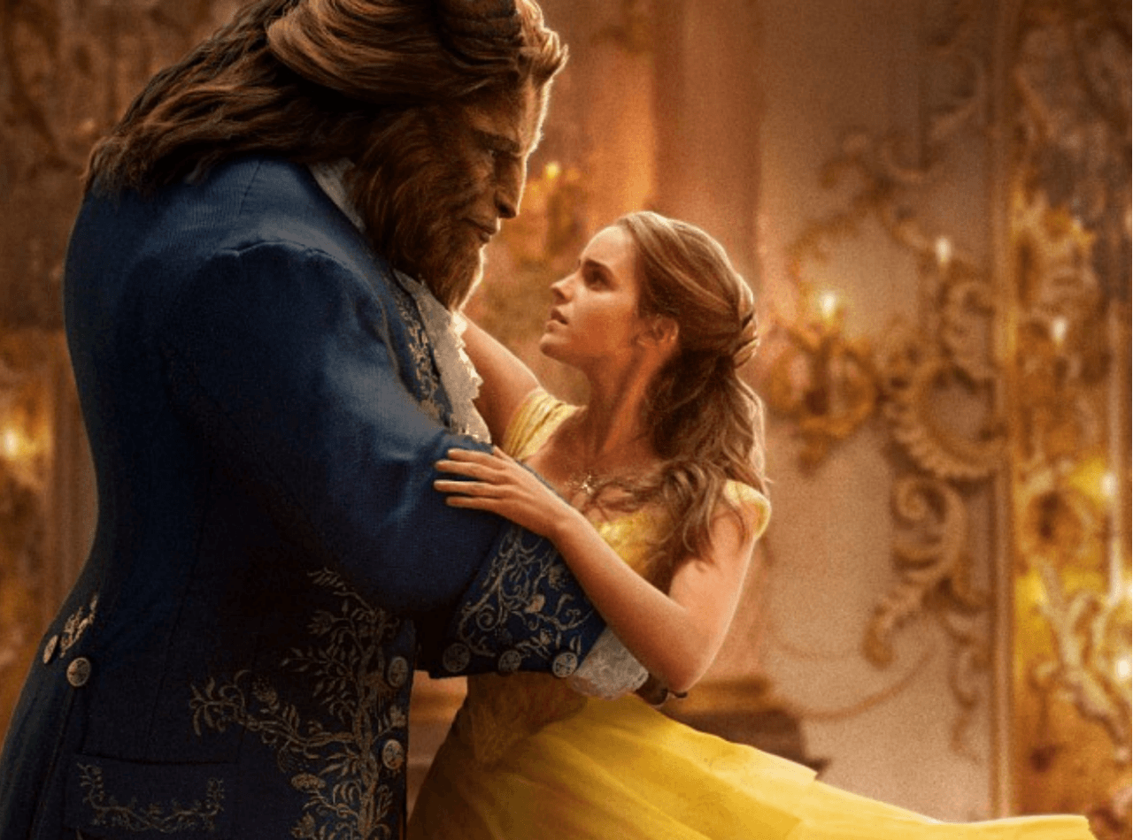 Beauty and The Beast characters dancing
