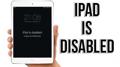 ipad is disabled