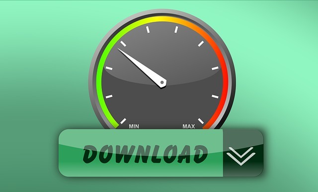 graphic illustration of a meter measuring download speed