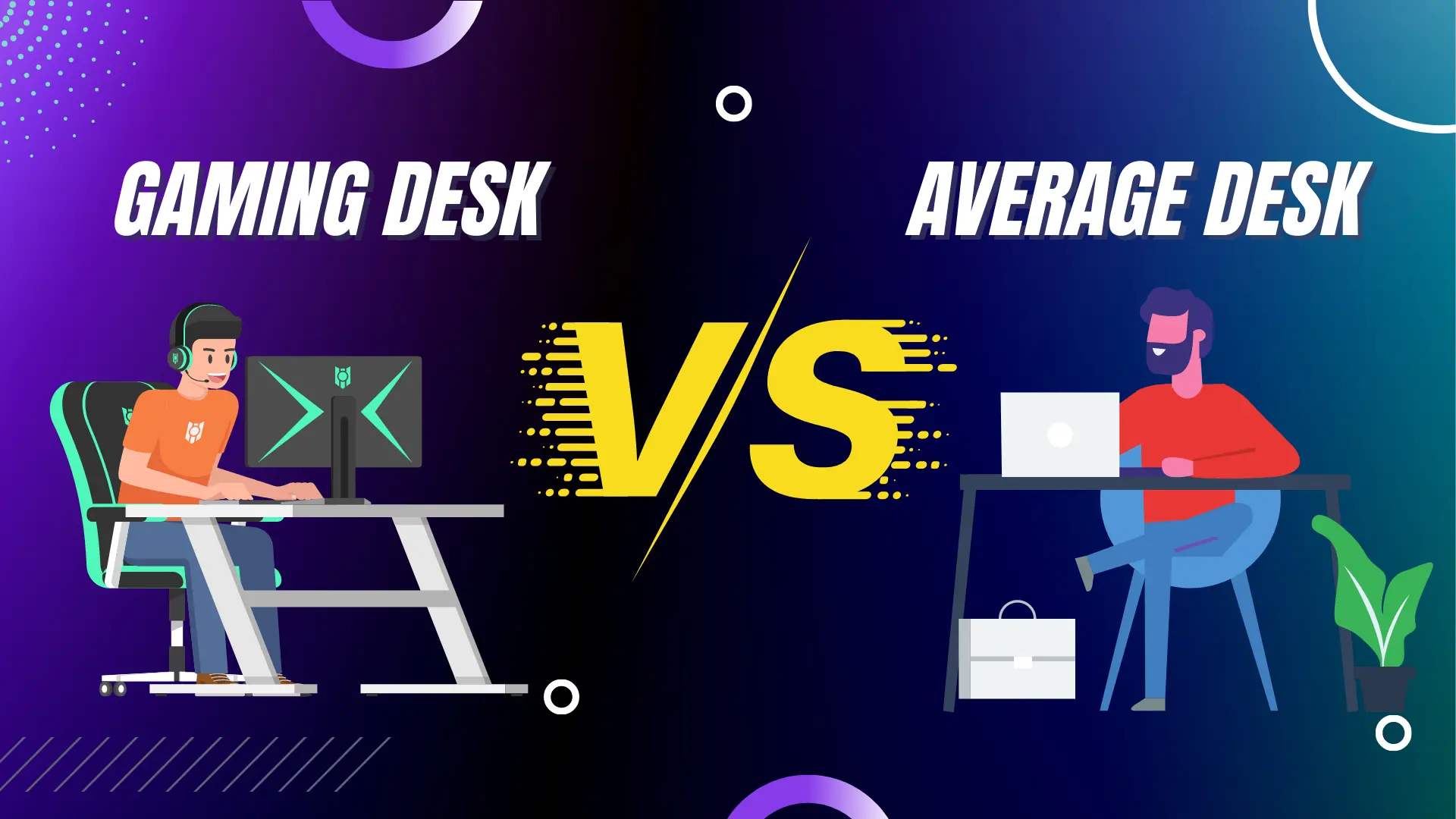 Gaming Desk Vs Average Desk