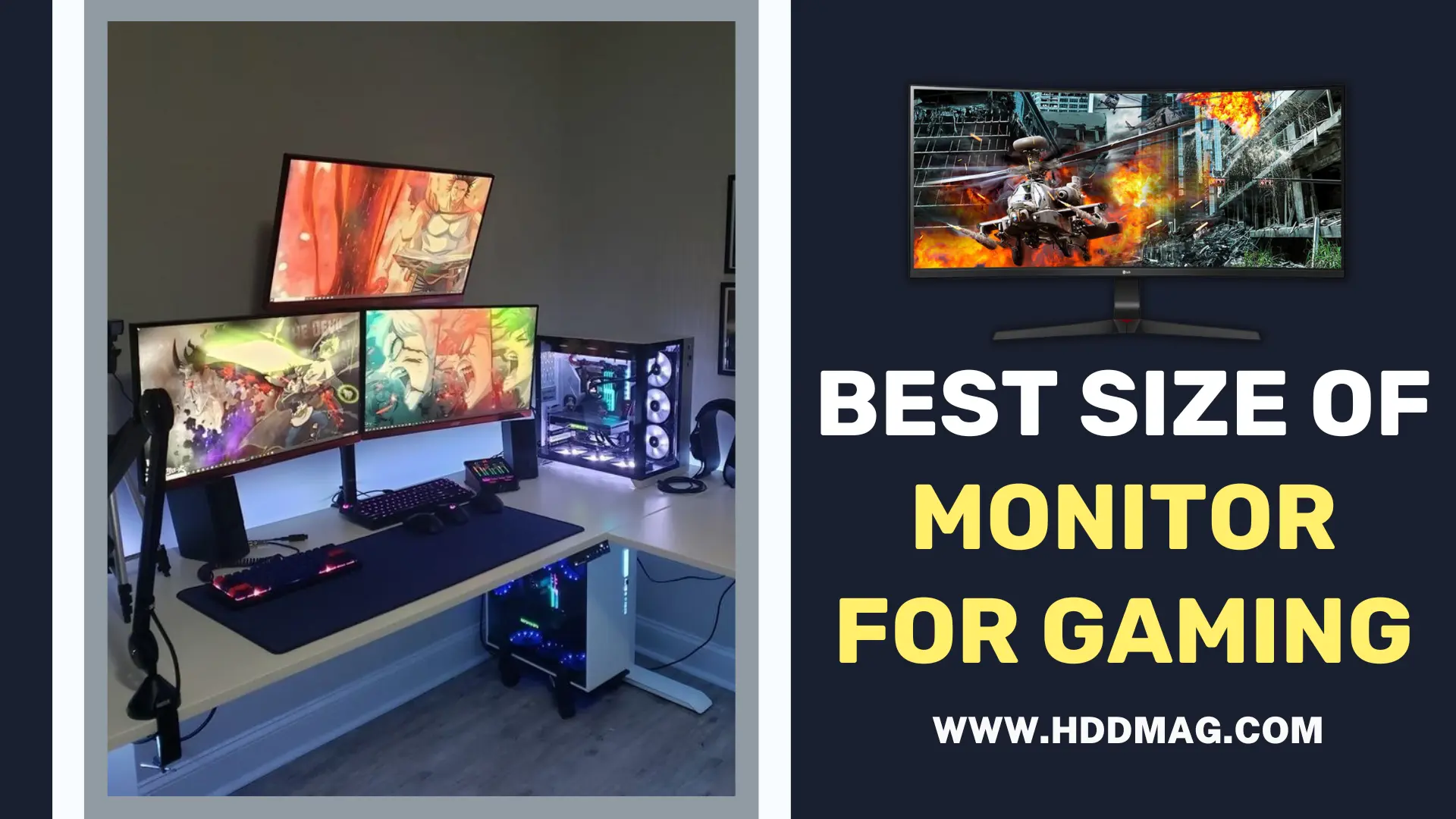 Best Size of Monitor for Gaming