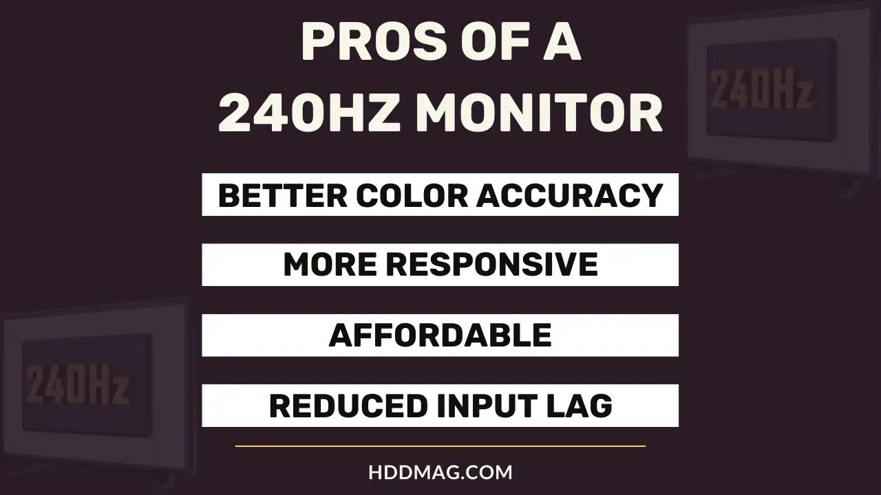 Pros of 240HZ Monitor