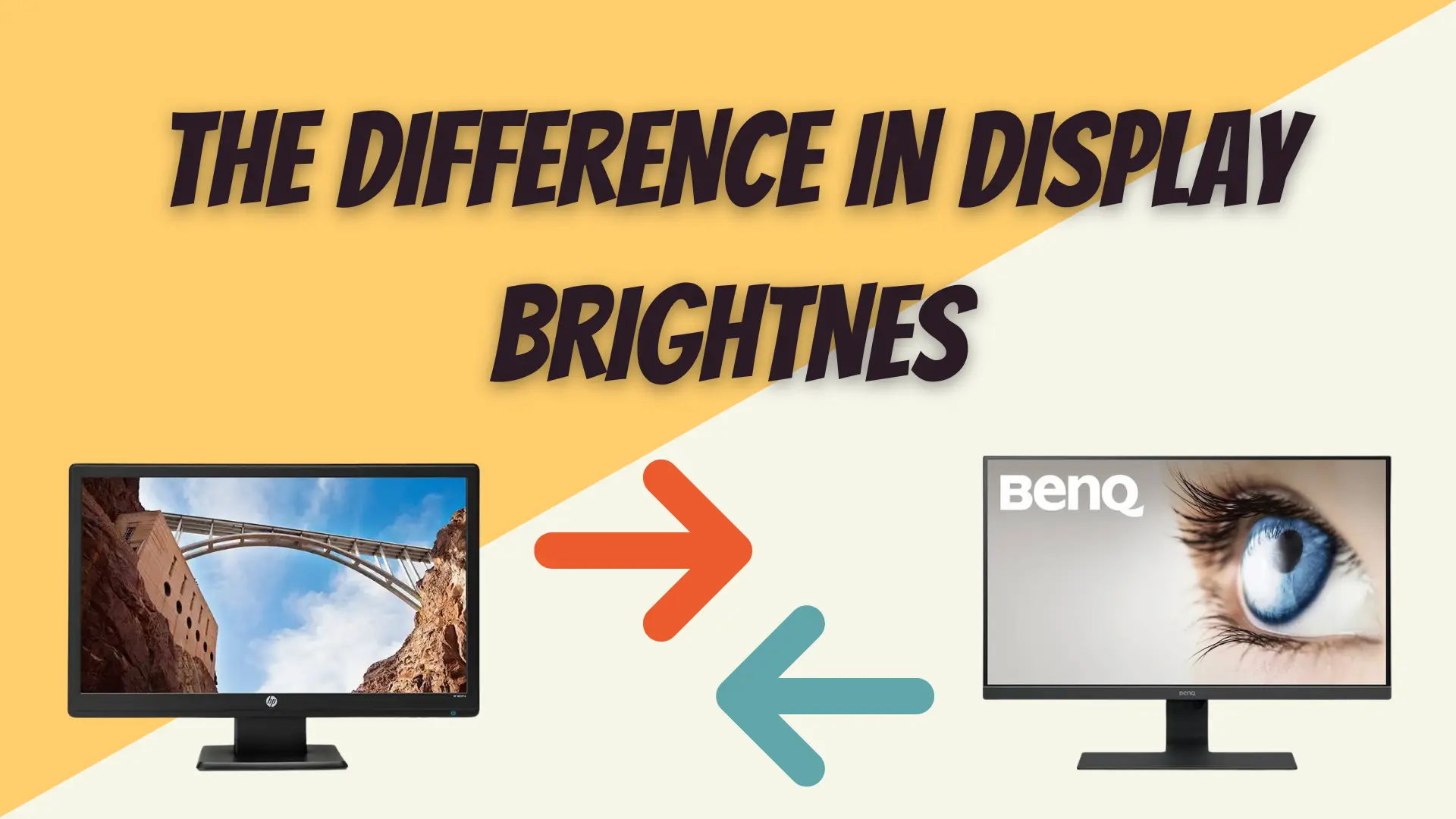 The Difference in Display Brightnes