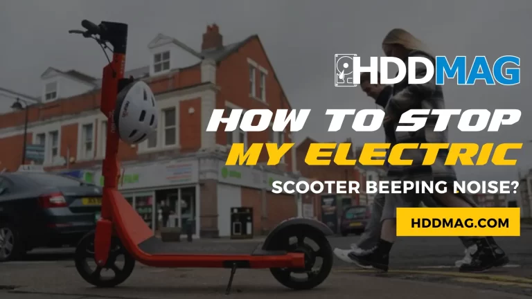 How To Stop My Electric Scooter Beeping Noise?