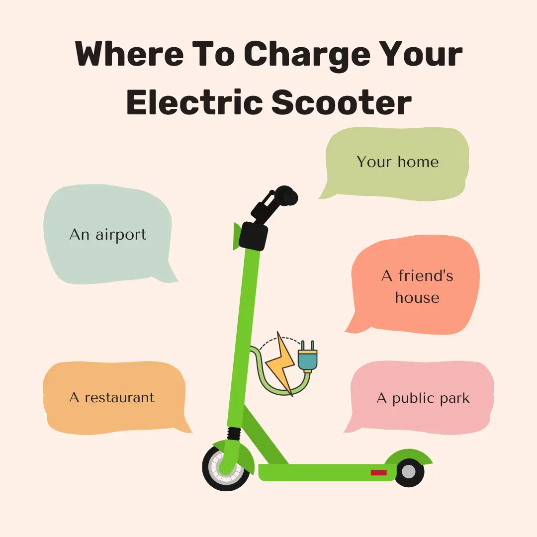 Where To Charge Your Electric Scooter
